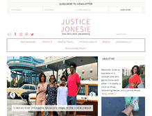 Tablet Screenshot of justicejonesie.com